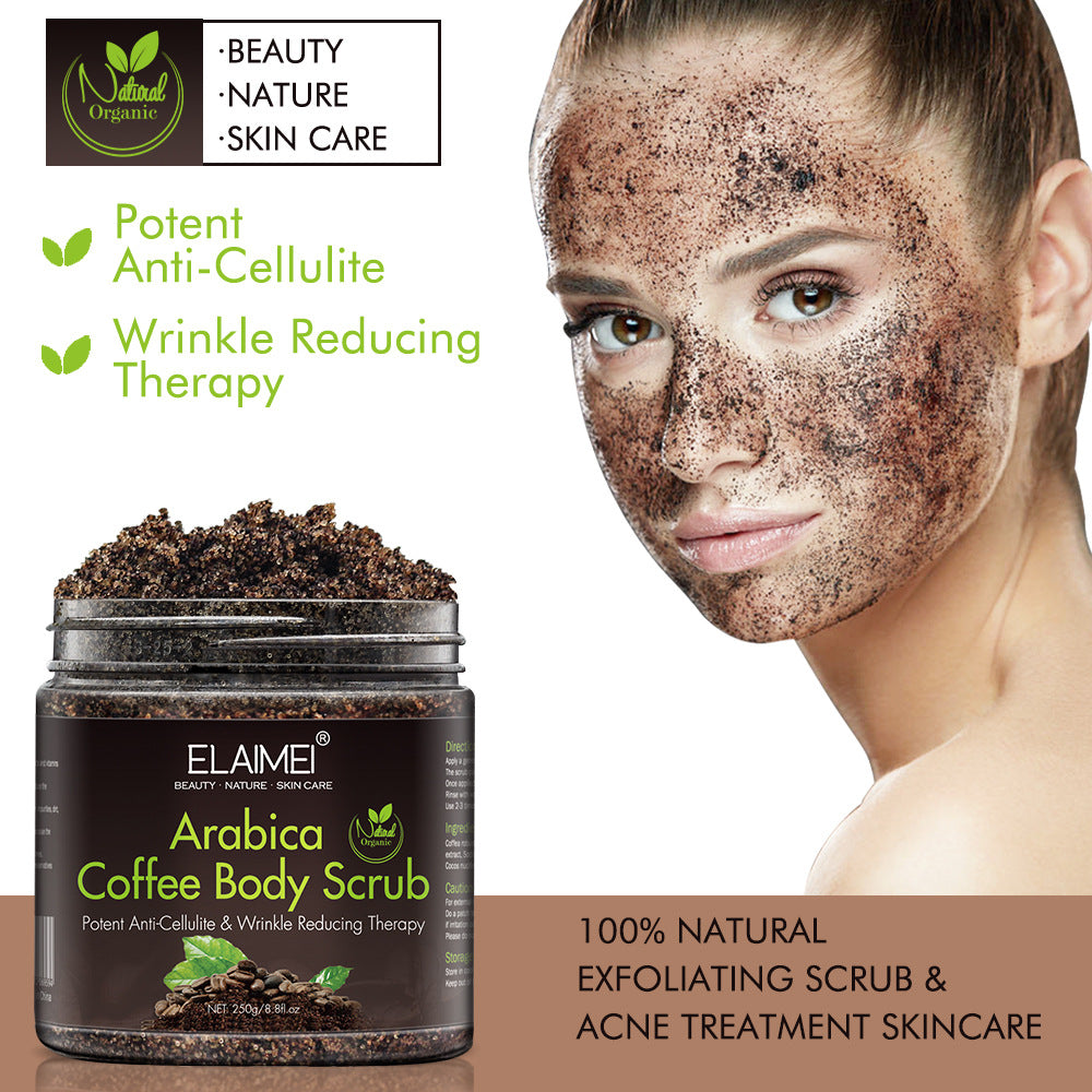 Zaverna Koffie Bodyscrub - toepassing