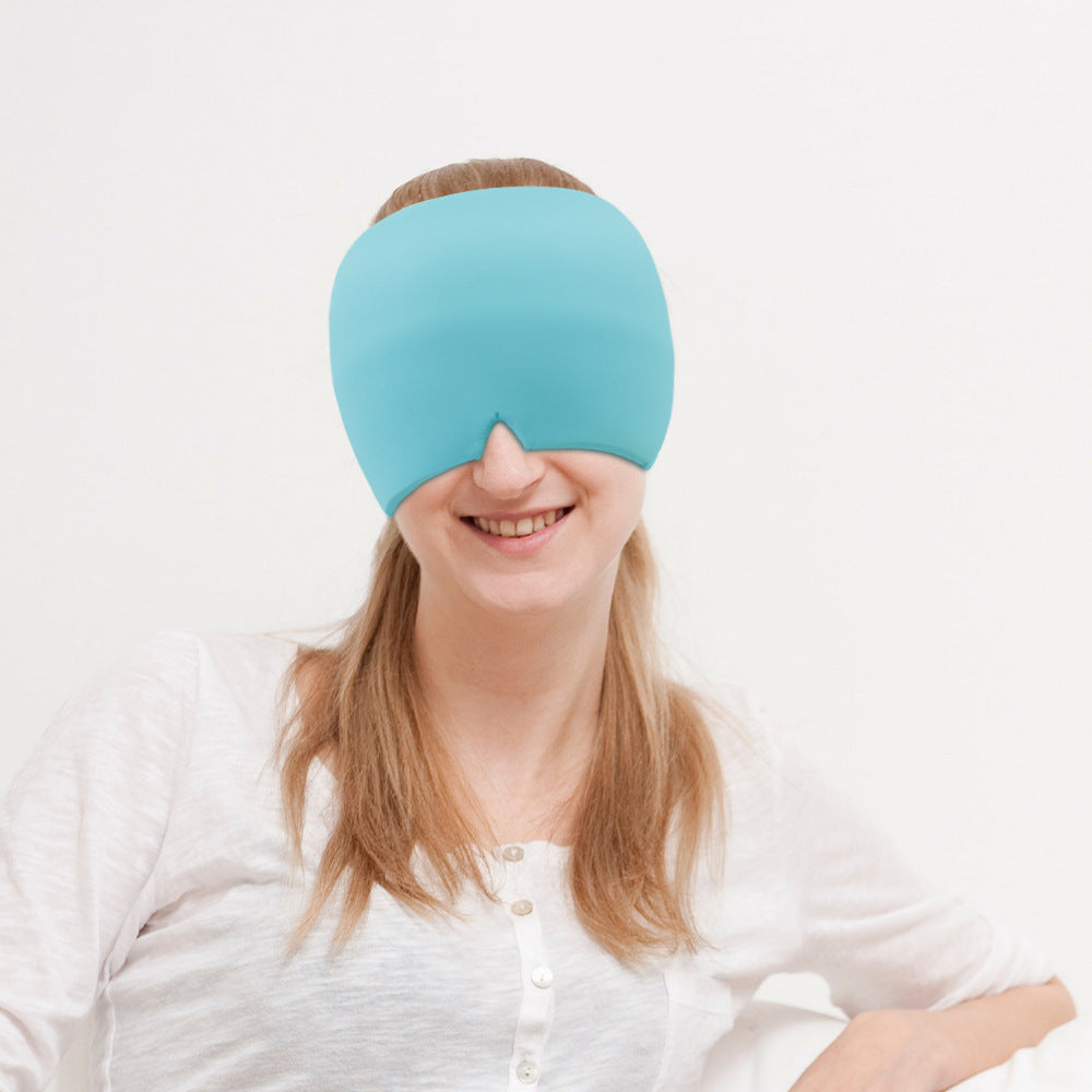 Zaverna Koeling Oogmasker - in gebruik